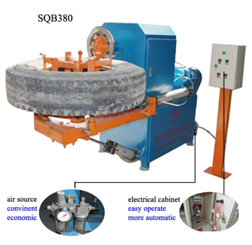 Afvalbandensnijder / Hydraulische rubbersnijder